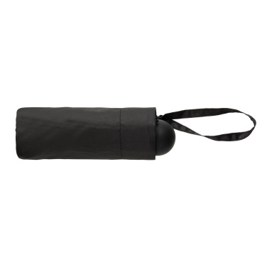 Logo trade promotional giveaways image of: 19.5" Aware™ RPET super mini manual 190T Pongee umbrella